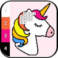 Unicorn Color By Number logo
