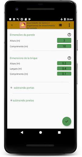 Concreto dosage screenshot 2