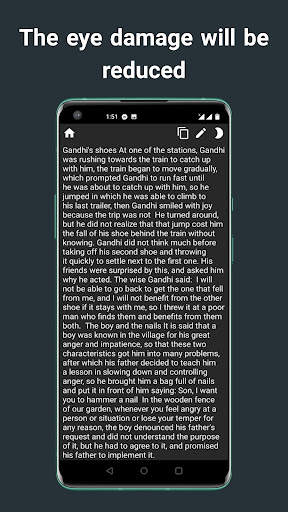 night reading mode app - dark theme screenshot 3