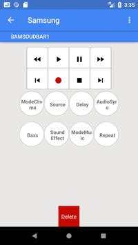 Samsung Sound Bar Remote Control screenshot 5