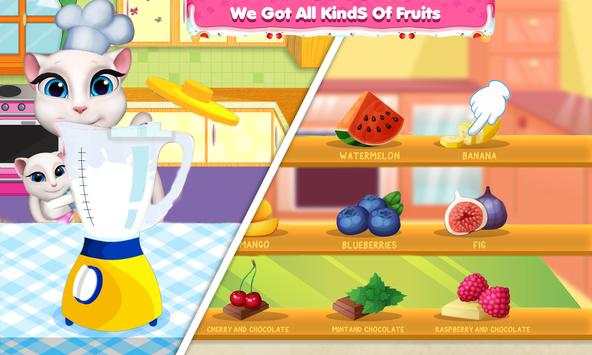 Talking Cat Ice Cream Maker - Cooking Game screenshot 2