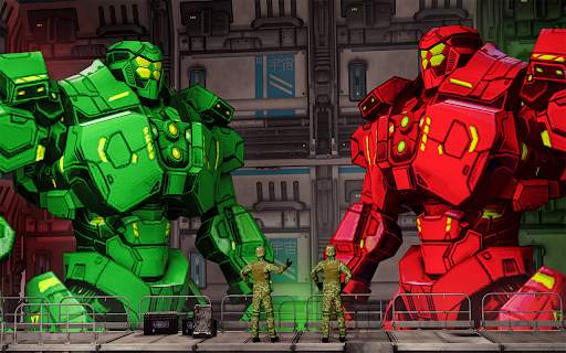 Army School Bus Robot Car Game screenshot 13