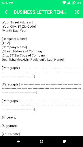 English Letter Writing 10 تصوير الشاشة