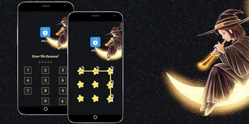 AppLock Theme Moon Girl скриншот 4