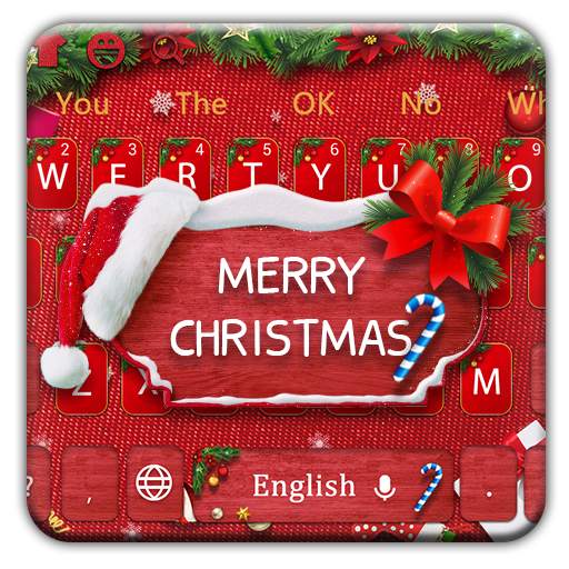 Christmas Red Keyboard 10001002