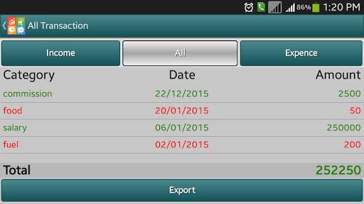 Income Expense & Budget Manager screenshot 9