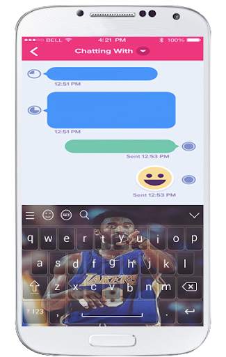 Keyboard For Kobe Bryant Theme screenshot 2