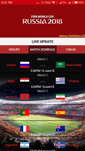 Russia WorldCup Live screenshot 4