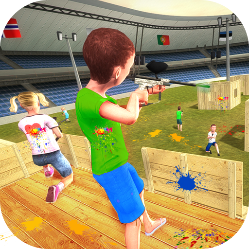 Kids Paintball Combat Shooting Training Arena icon