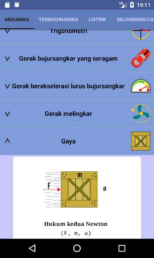 Rumus Fisika - Physics Calc screenshot 1