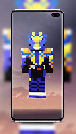 Kamen Rider Minecraft Skin screenshot 2