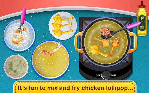 Chicken Lollipop-Cooking Maker  Street Food screenshot 3