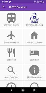 Railway Ticket Booking : PNR Status, Live Status screenshot 3
