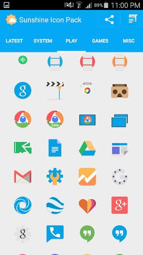 Sunshine - Icon Pack screenshot 4