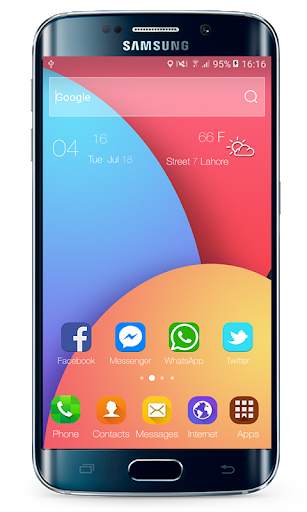 Launcher Theme for Galaxy J7 Max screenshot 1