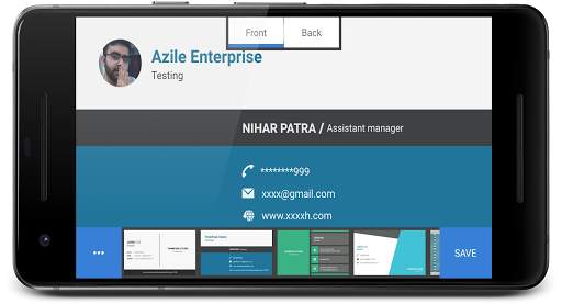 Business Visitor Card Maker & Creator screenshot 7