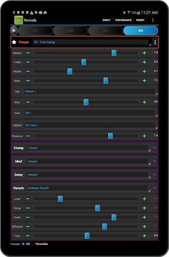 Remuda Lite - USB Guitar Amplifier Control App screenshot 14