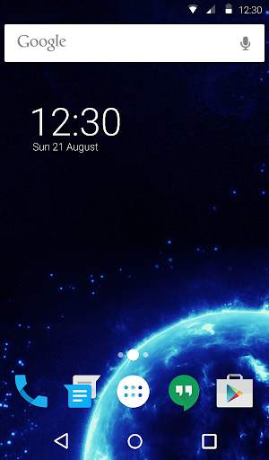 Blue Sun Animated Keyboard + Live Wallpaper screenshot 6