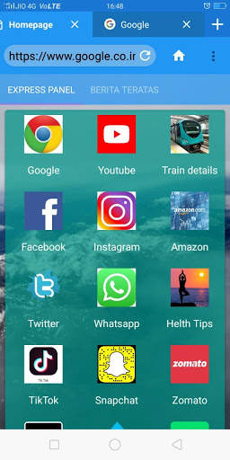 Lala Fast Browser screenshot 1
