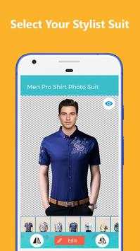 Men Pro Shirt Photo Suit screenshot 2