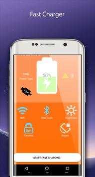 fast charger booster Battery saver and optimizer 2 تصوير الشاشة