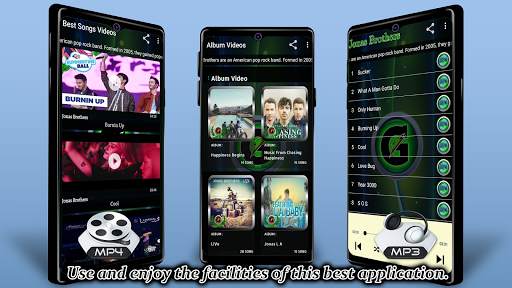 JONAS BROTHERS - Offline MP3 & Video Album screenshot 2