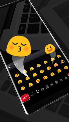 White And Red Simple Keyboard скриншот 2
