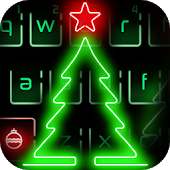 Neon Merry Christmas Keyboard on 9Apps