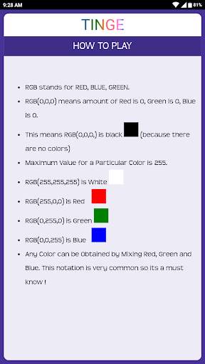 TINGE : A Color Game screenshot 3