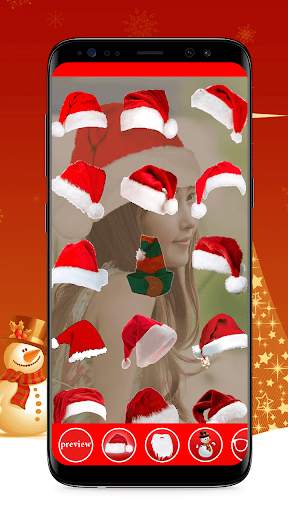 Christmas cap photo editor screenshot 2