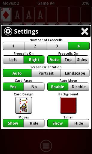FreeCell screenshot 4