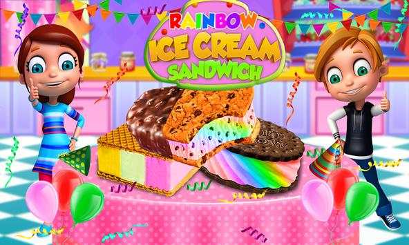 Sweet Ice Cream Sandwich Making Game screenshot 1