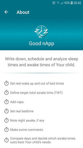 Good nApp - baby sleep log screenshot 4