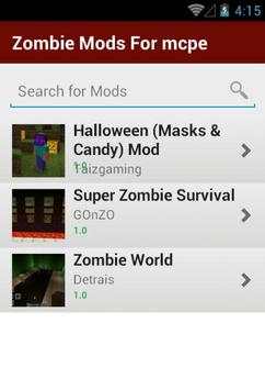 Zombie Mods For mcpe screenshot 2