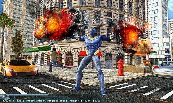 Bayangan Panther Superhero vs Gelisah Ninja Tokoh screenshot 2