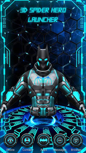 3D Bat Superhero Launcher for Free screenshot 1
