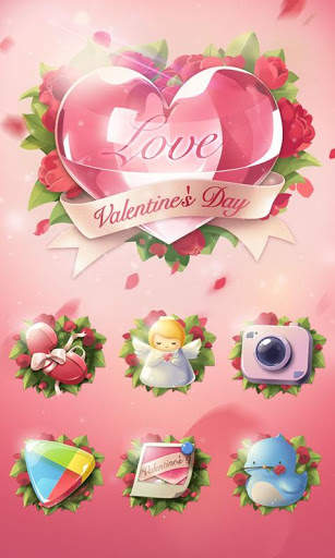Love Story GO Launcher Theme screenshot 1
