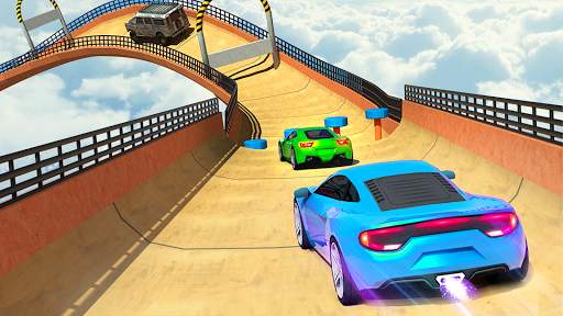 Crazy Ramp Stunts Free Car Driving Games 2 تصوير الشاشة