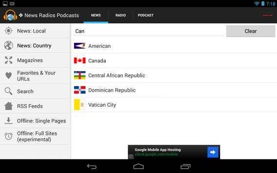 News Radios Podcasts screenshot 14