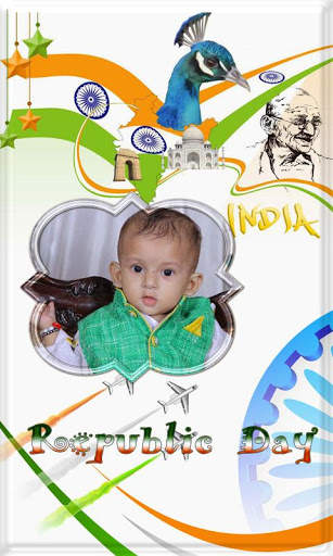 India Flag Theme Photo frames & Live Wallpaper 23 تصوير الشاشة
