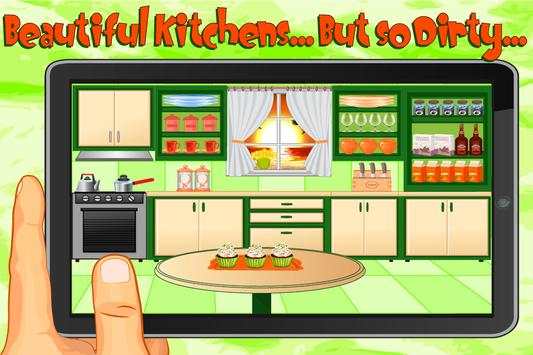 Kitchen Cleaning Game For Kids screenshot 2