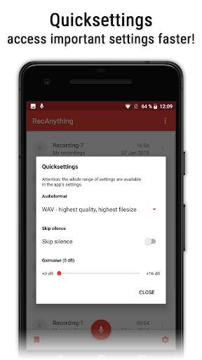 MP3 Recorder (RecAnything) screenshot 6