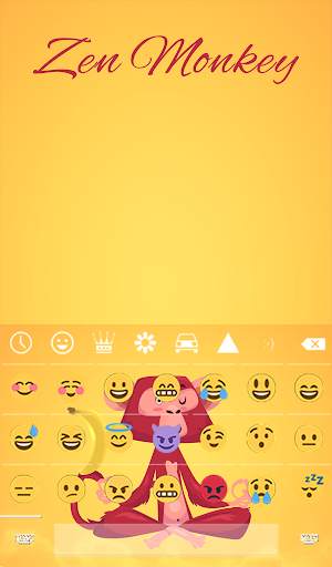 Zen Monkey Animated Keyboard screenshot 4