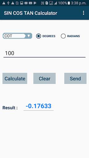 SIN COS TAN Calculator скриншот 7