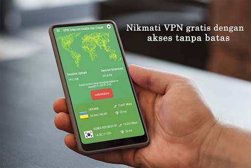 VPN Internet Gratis dan Cepat screenshot 1