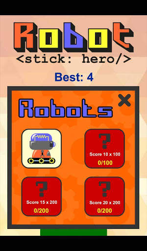 Robot Stick Hero Free screenshot 7