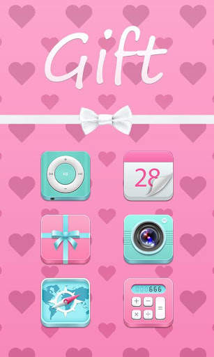 Gift GO Launcher Theme screenshot 1