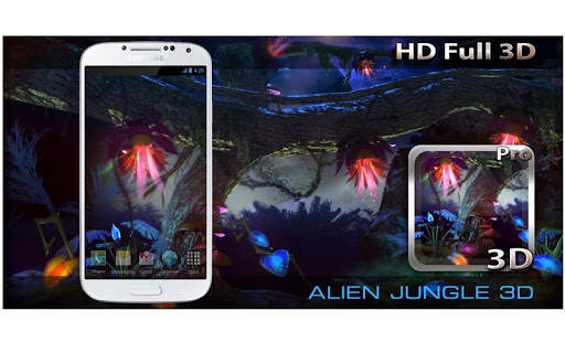 Alien Jungle 3D Live Wallpaper 1 تصوير الشاشة