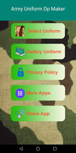 Army Uniform Dp Maker screenshot 2