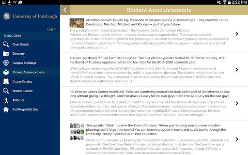 Pitt PS Mobile screenshot 7